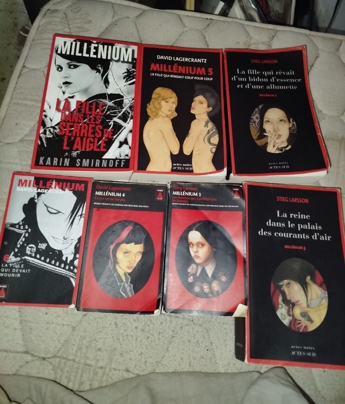 Lot livres Millenium