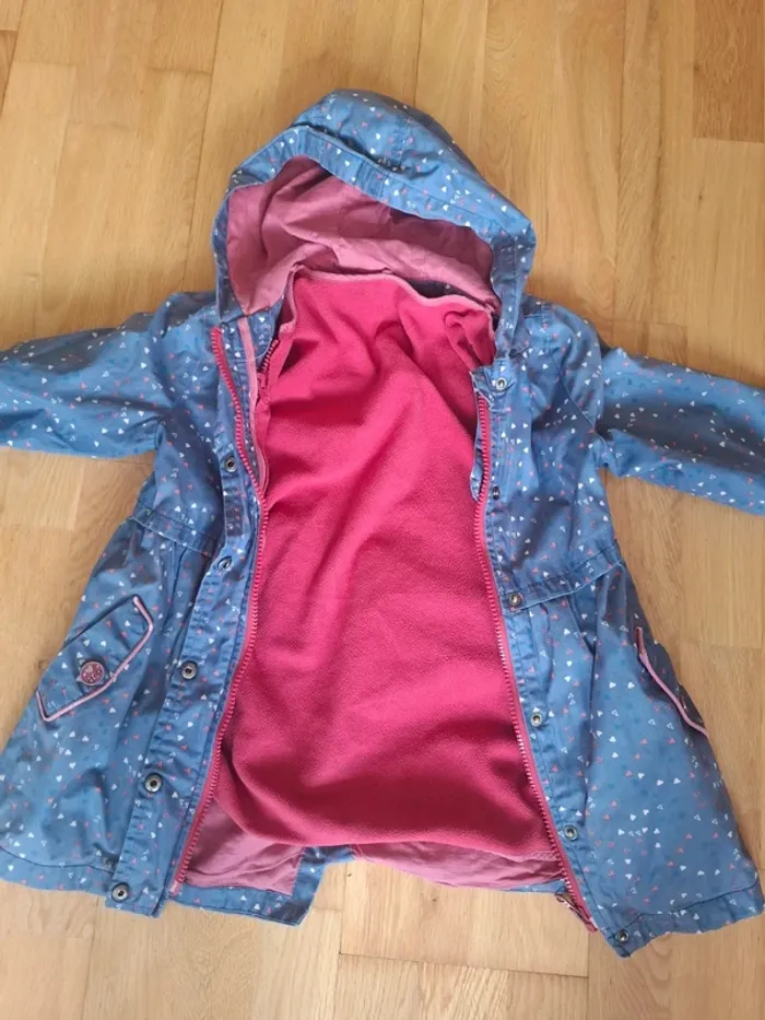 Manteau type imperméable/coupe vent/ciré - photo numéro 6