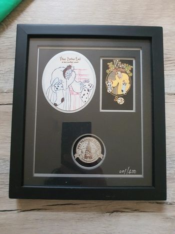 Cadre pins disney trading frame cruella 1/400