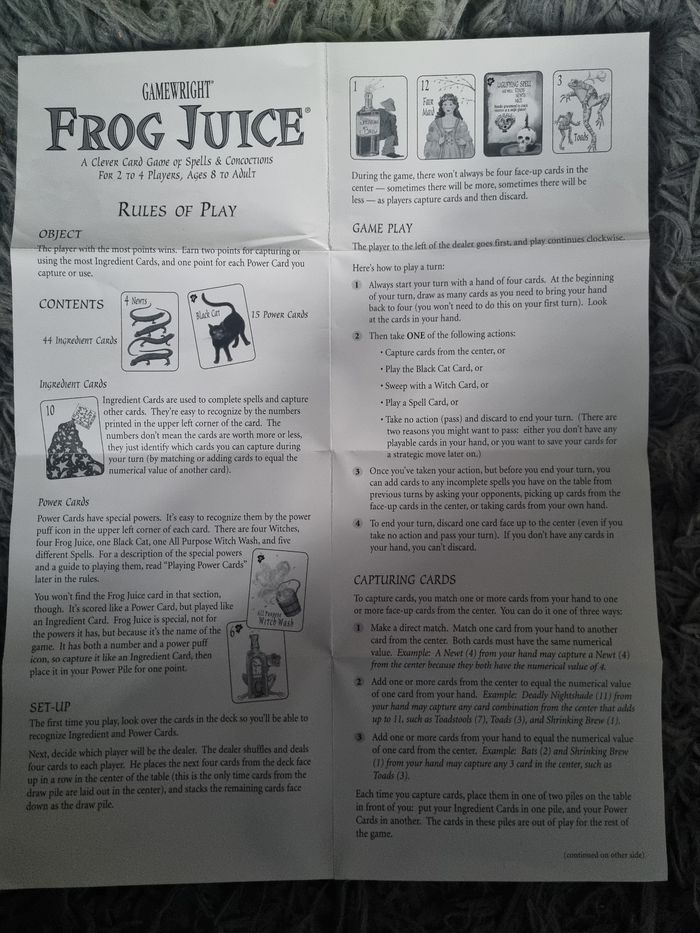 Jeu de carte Frog Juice à partir de 8ans - photo numéro 6