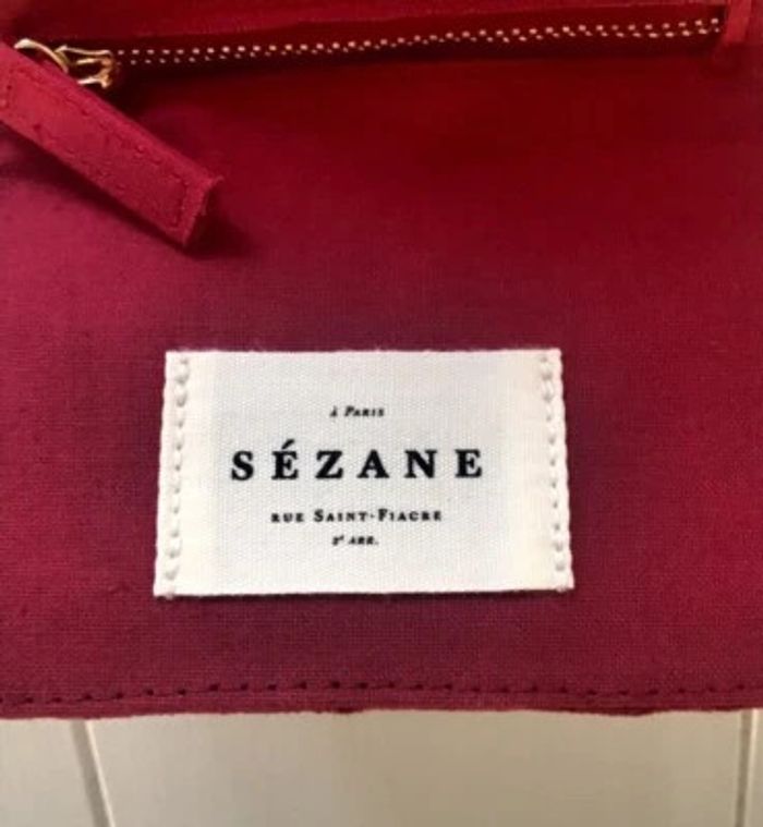 Mini pochette bijoux bordeaux à pois dorés - photo numéro 4