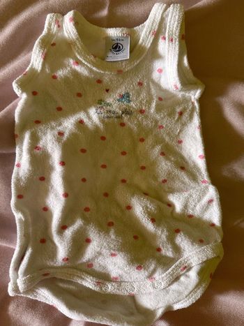 Petit bateau body en éponge 1m