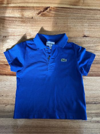 Polo Lacoste bleu