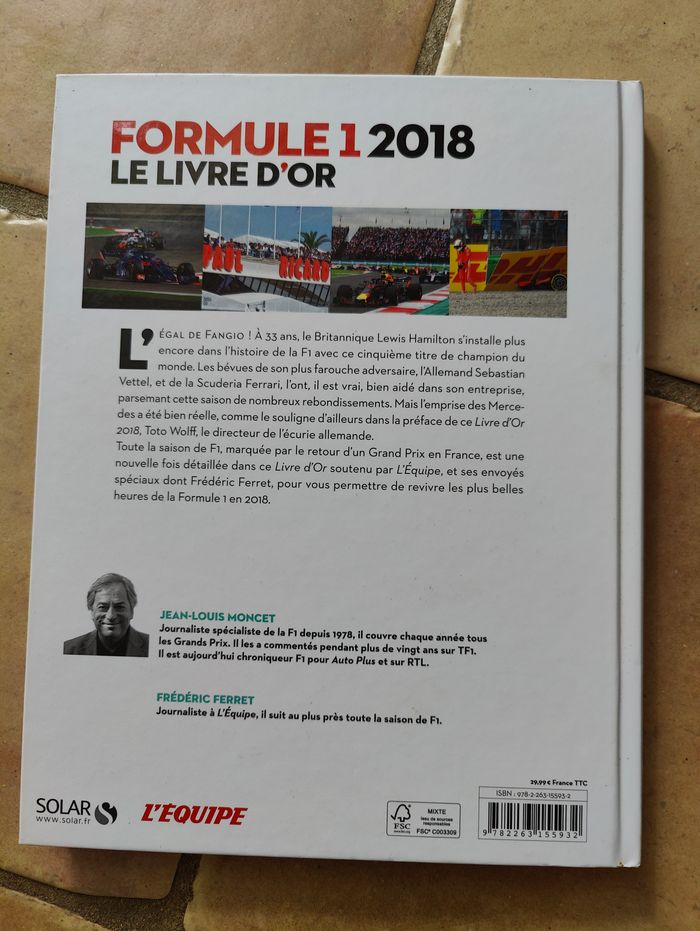 Livre "Formule 1 2018 - le livre d'or" - photo numéro 2