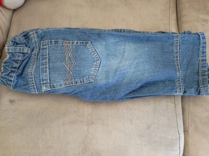 Pantacourt en jean taille ajustable 6 ans - photo numéro 3