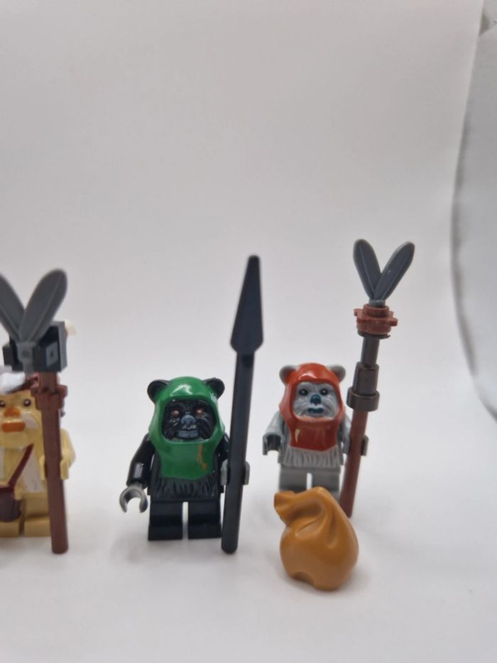 Figurines type lego 6 Ewoks star wars - photo numéro 4