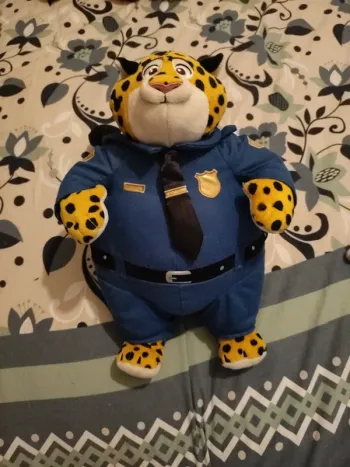 Peluche officier Zootopie (Clawhauser)