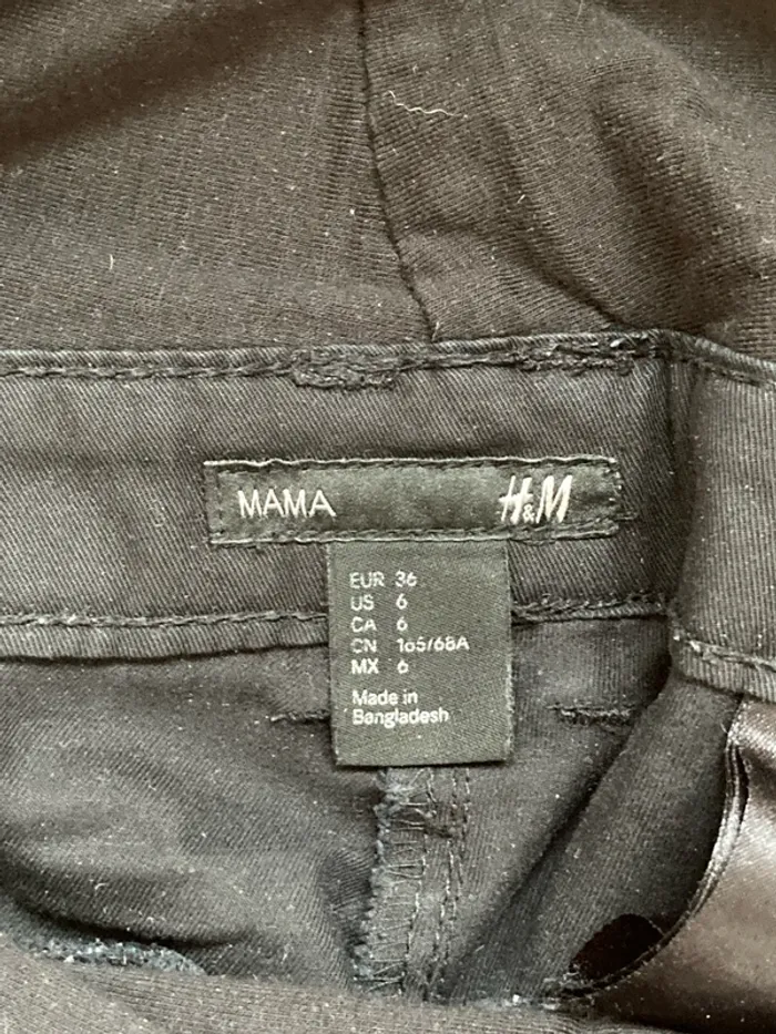 Pantalon de grossesse noir 36 H&M - photo numéro 3