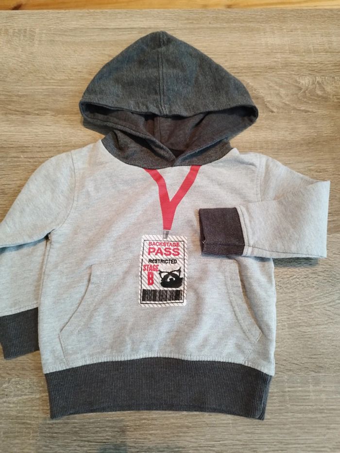 Sweat à capuche Backstage 2ans