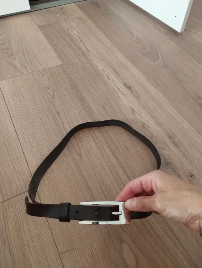Ceinture marron camaïeu 85
