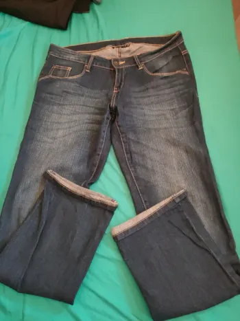 Jeans droit taille basse