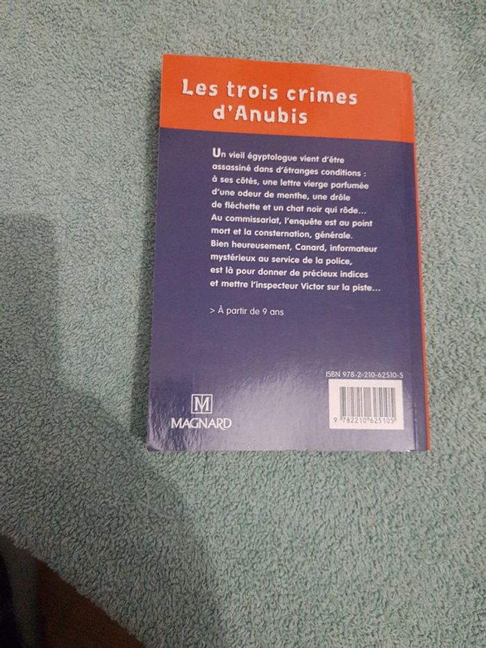 Les trois crimes d Anubis de Didier convard - photo numéro 4