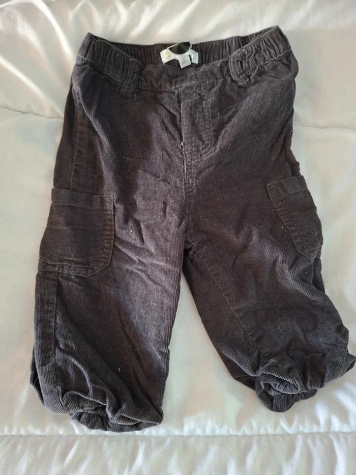 Pantalon velour chaud et souple