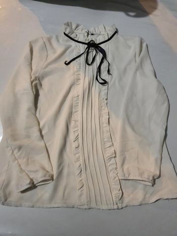 Blouse avec nœud taille unique