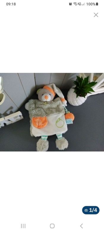 Ours Oscar marionnette Baby nat