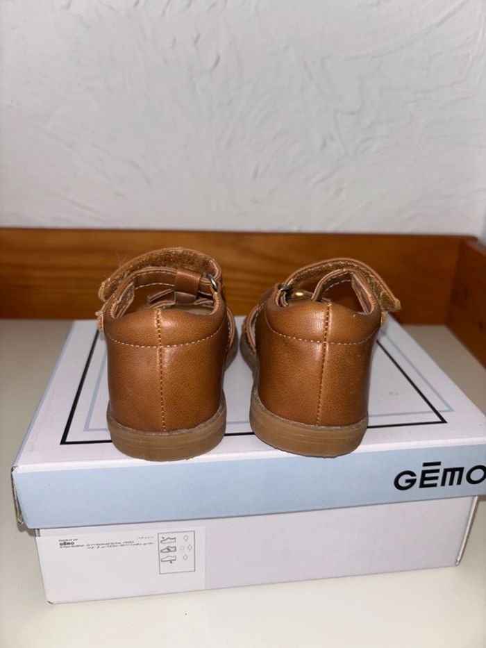 Sandales noeud doré bébé - photo numéro 3