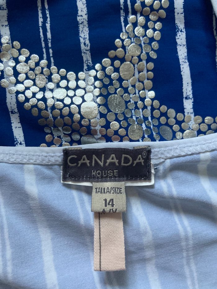 maillot de bain rayé 1 pièce avec étoile canada House - photo numéro 5