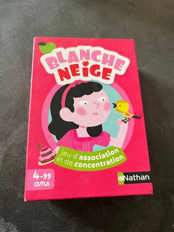 Jeu blanche neige Nathan 