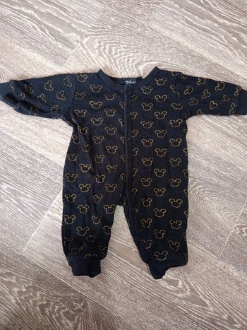 Pyjama noir Disney Mickey 1 mois