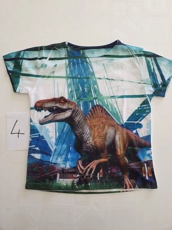 T-shirt dinosaure 4 ans