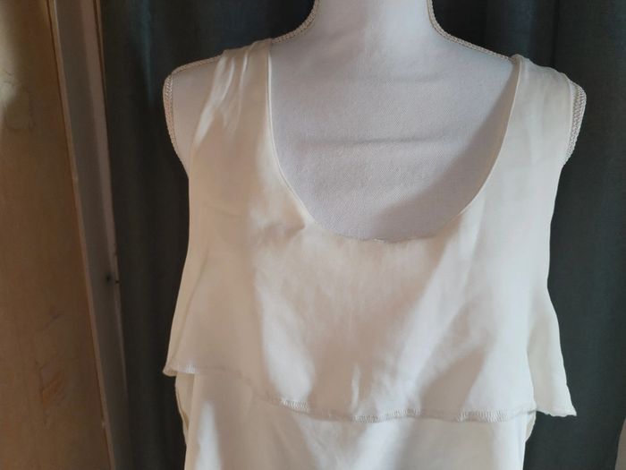 Débardeur crème beige taille 48 - photo numéro 6