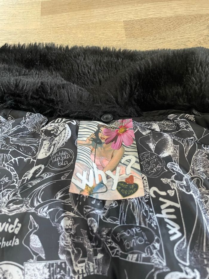 Manteau noir femme desigual très bon état - photo numéro 4