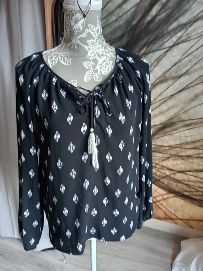 Blouse légère manches longues