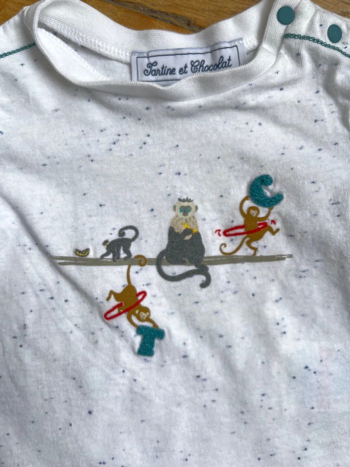 Ensemble tartine et chocolat taille 6 mois - photo numéro 2