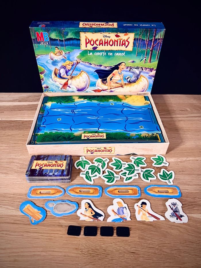 Jeu MB Pocahontas 1995 - La course en canoë – Complet – Très bon état - photo numéro 3