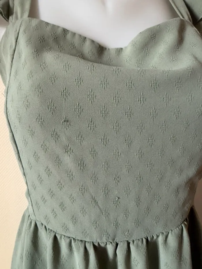 Robe d’été en très bon état Shein verte taille L - photo numéro 7