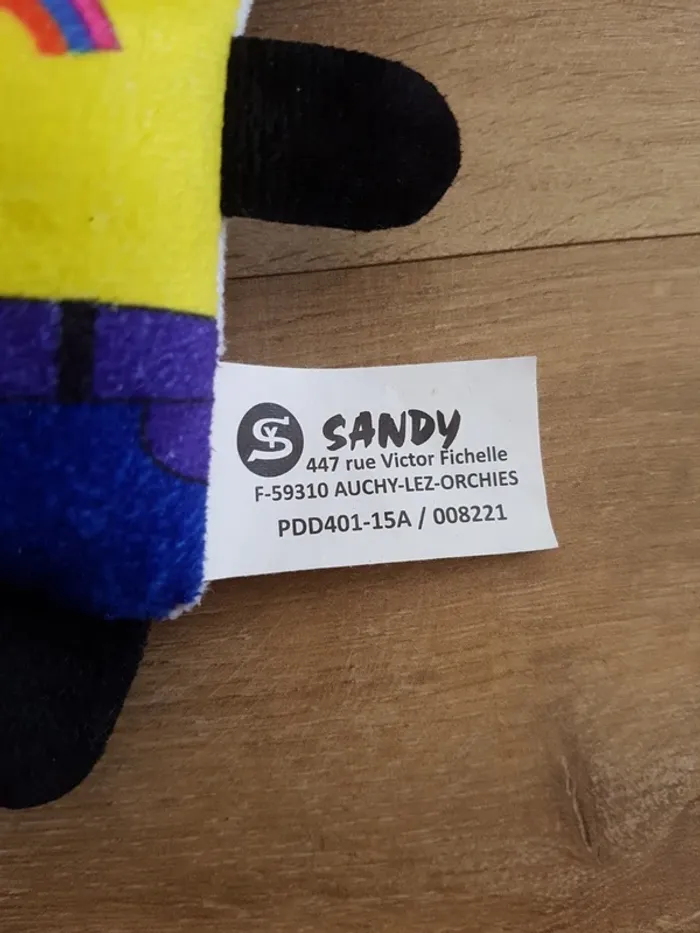 Peluche panda Sandy - photo numéro 2