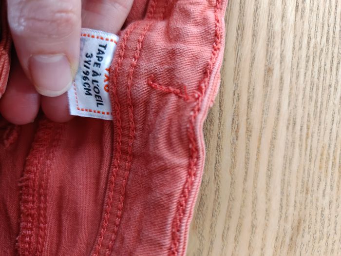 Lot de 2 shorts en jeans TAO 3 ans /96cm - photo numéro 4