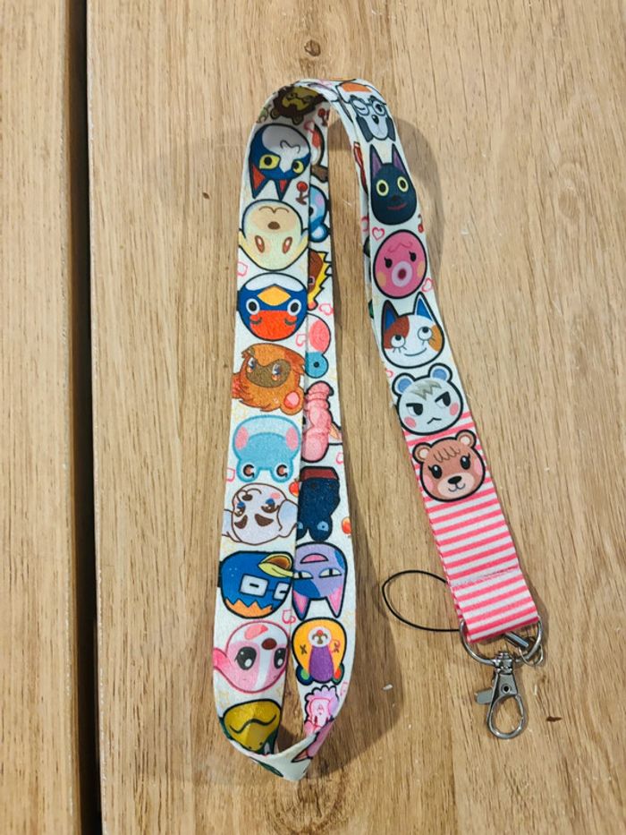 Lanière tête kawaii mignon porte clé accroché téléphone - photo numéro 2