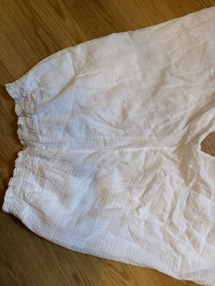 Pantalon en lin blanc - photo numéro 4