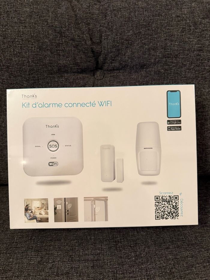 Kit d'Alarme Connecté Wi-Fi - Thank's Neuf