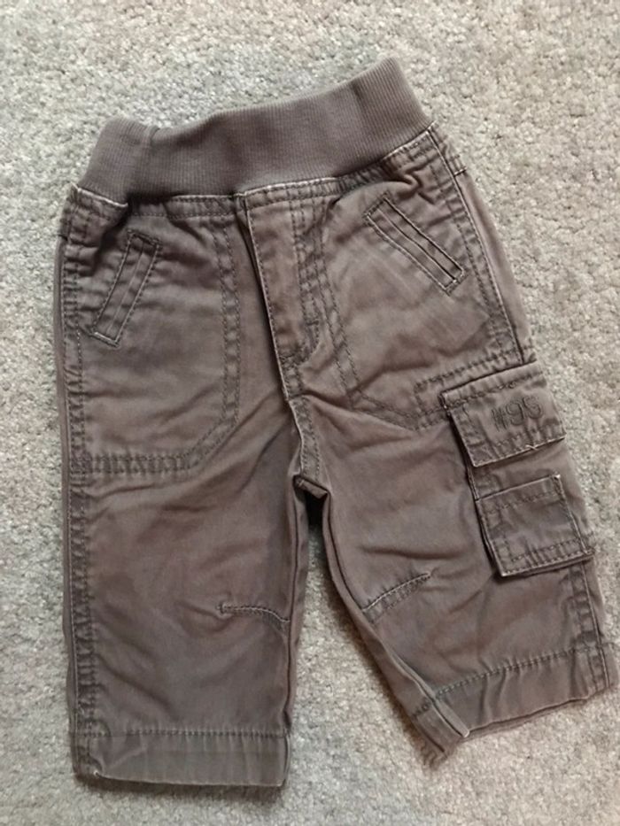 Pantalon garçon kaki 6 mois