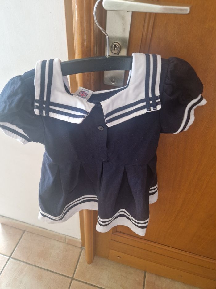 Robe style marin bleu 6 mois - photo numéro 2