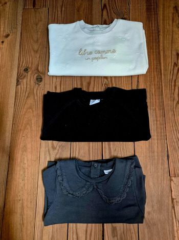 Lot de 3 sweats