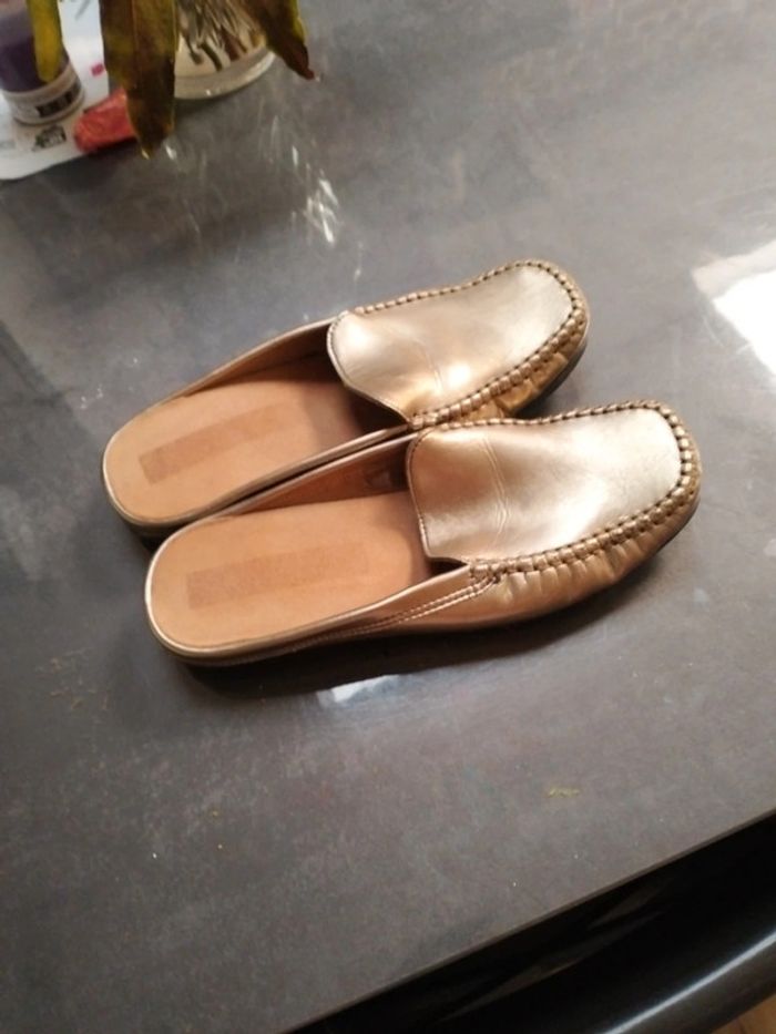 Mules dorées - photo numéro 3