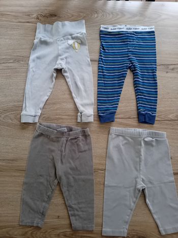 Lot 4 leggings 12 mois