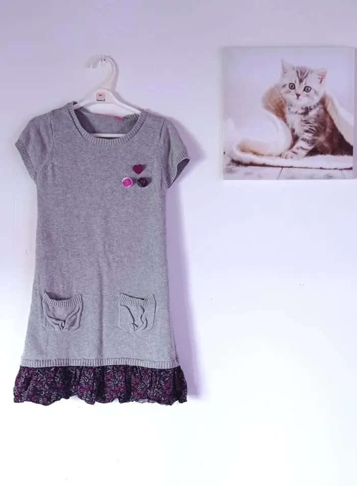 🦄Robe pull, NKY, 6 ans 116cm