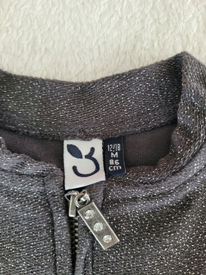 Veste pailleté 3 pommes 12 /18 mois - photo numéro 2