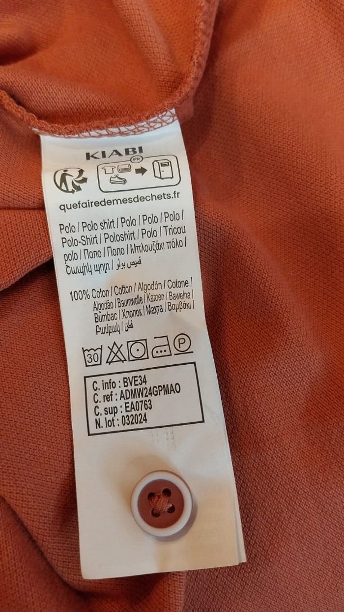Polo homme T.4XL Kiabi - photo numéro 5