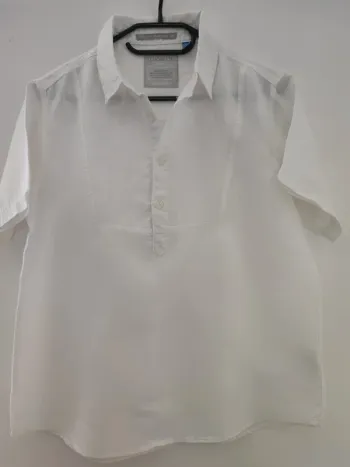 Chemise en lin été garcon taille 14 ans Okaïdi