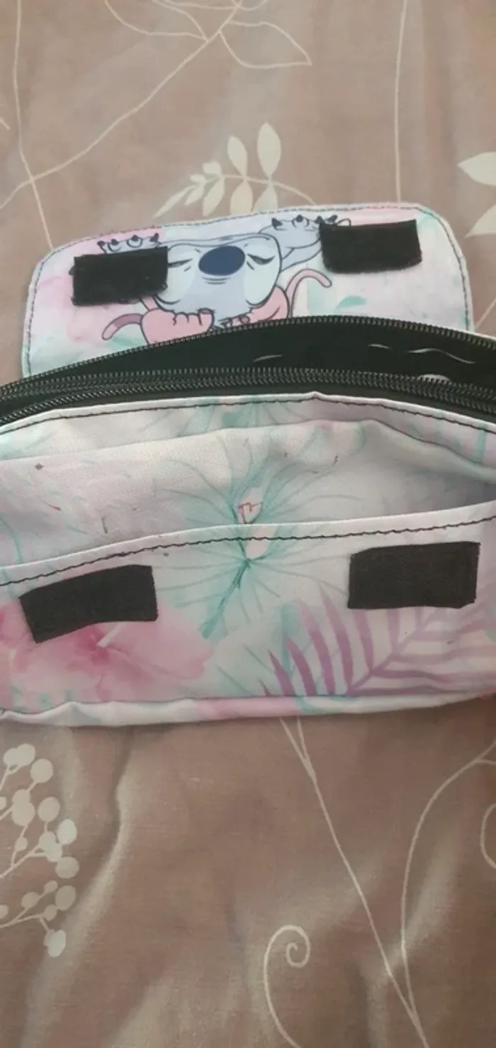 Trousse double compartiment stitch - photo numéro 6