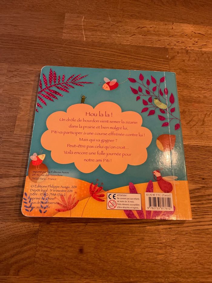 Livre cartonné Auzou Piti l’escargot conte Super Bourdon - photo numéro 3