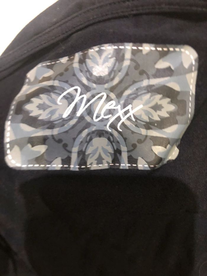 T-shirt taille 36T- habillé noir Mexx drapé - photo numéro 4