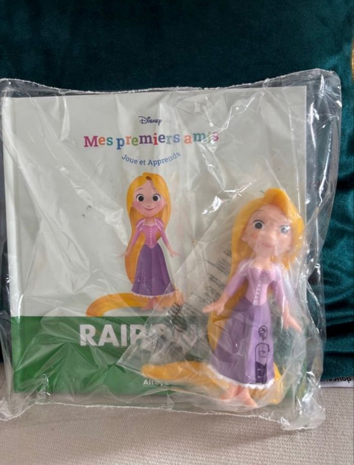 Figurine + livre raiponce n 64 mes premiers amis disney Altaya
