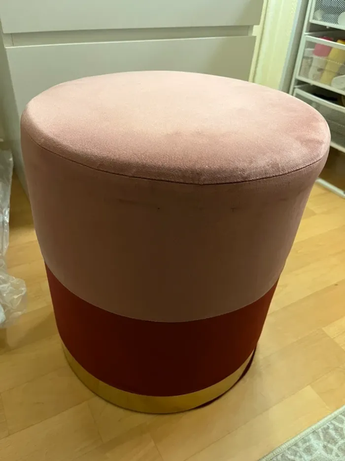 Pouf rose - photo numéro 2