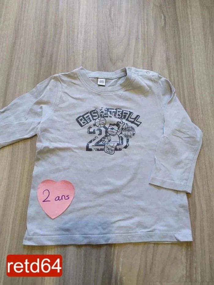 t-shirt ml 2 ans
